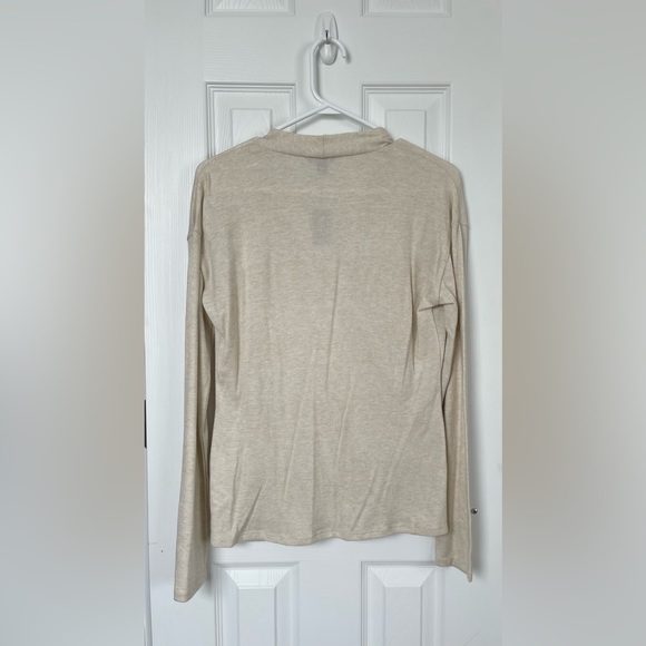 NWT RW&CO. Long Sleeve Sweater with Crossover Front - Picture 5 of 5